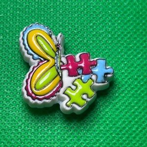 🌼 (5/$10 or 10/$15) NEW Autism Friendly Awareness Croc Charm Collection